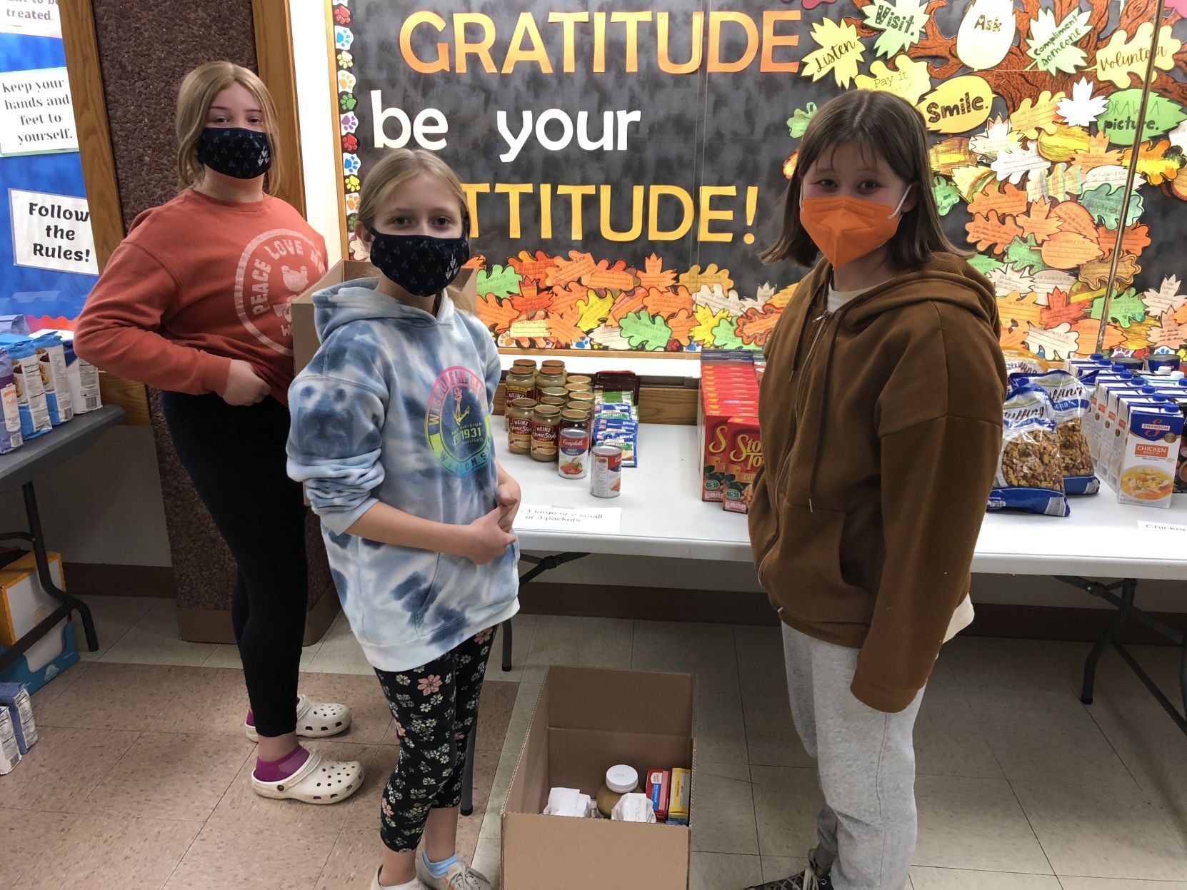 Whittier Elementary Thanksgiving Food Drive